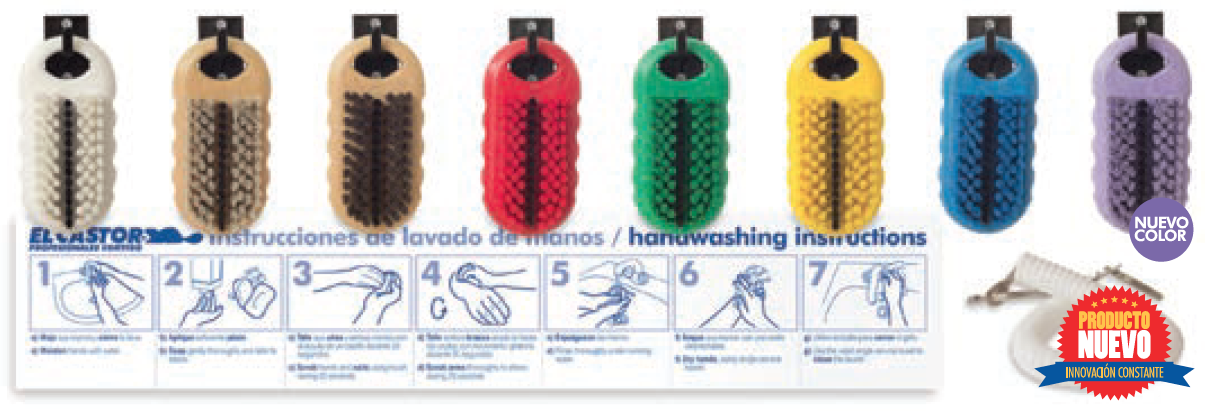 Kit de limpieza: Cepillo de Limpieza Multiusos + 3 Desmanchadores